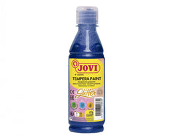 JOVI LIQUID POSTER PAINT 250CC GLITTER CYAN BLUE