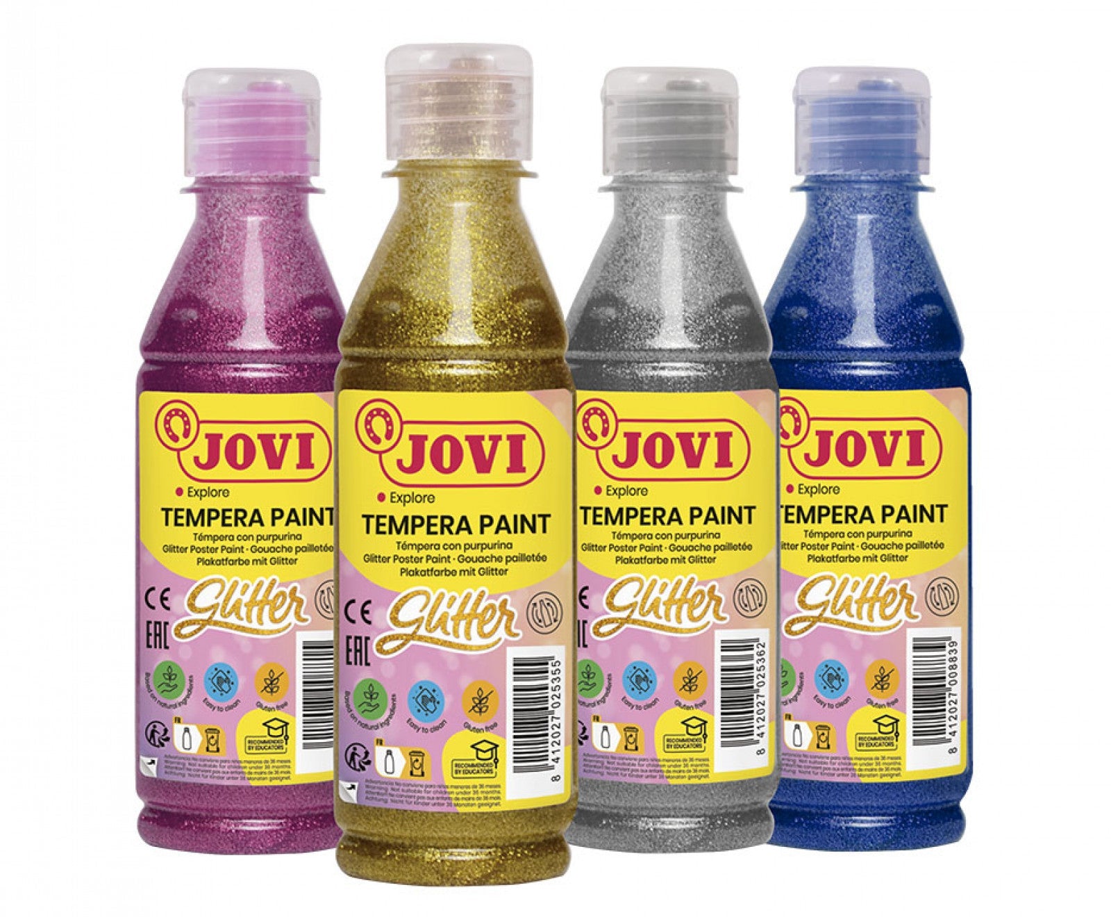 JOVI LIQUID POSTER PAINT 250CC GLITTER VIOLET