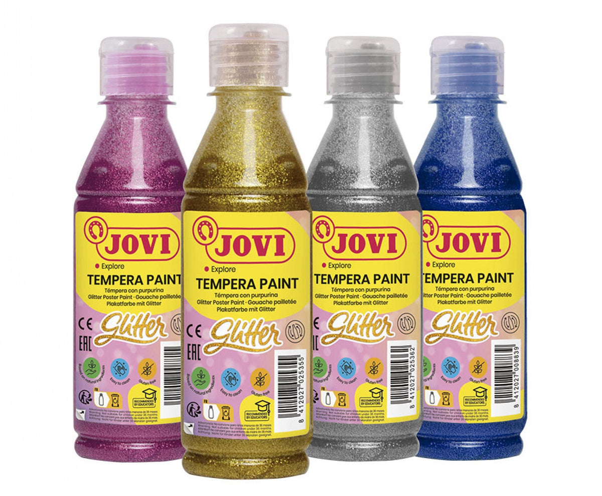JOVI LIQUID POSTER PAINT 250CC GLITTER VIOLET