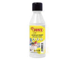 JOVI DECOR ACRYLIC BOTTLE OF 250ML WHITE