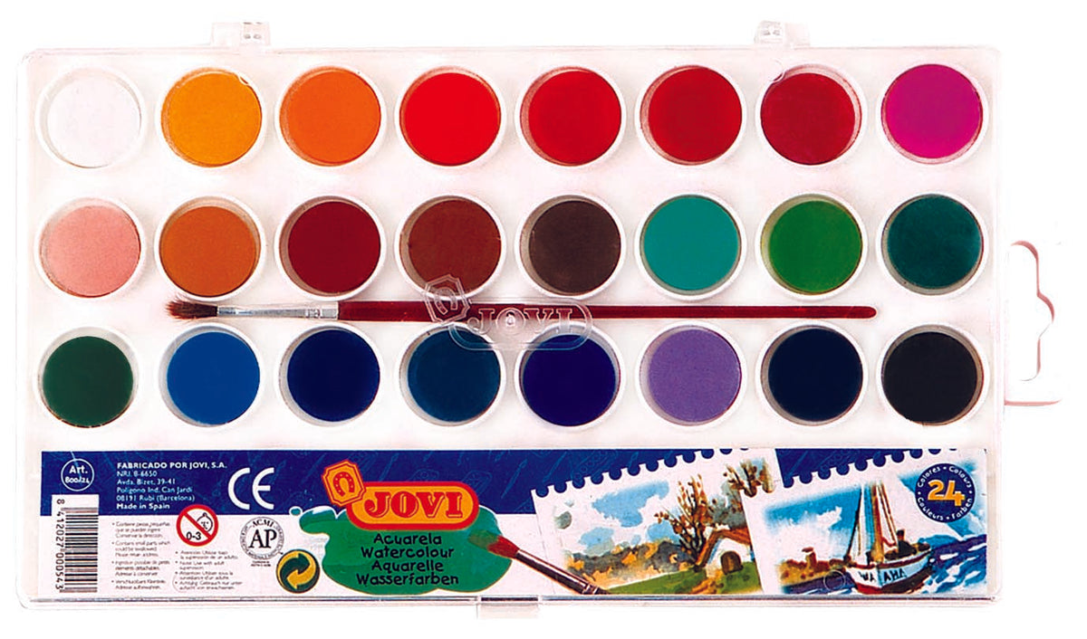 JOVI WATERCOLORS 24 COLOR 22MM