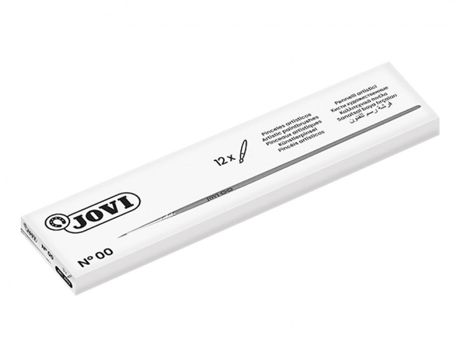 JOVI SOFT-HAIR BRUSH ROUND 12PC (10)