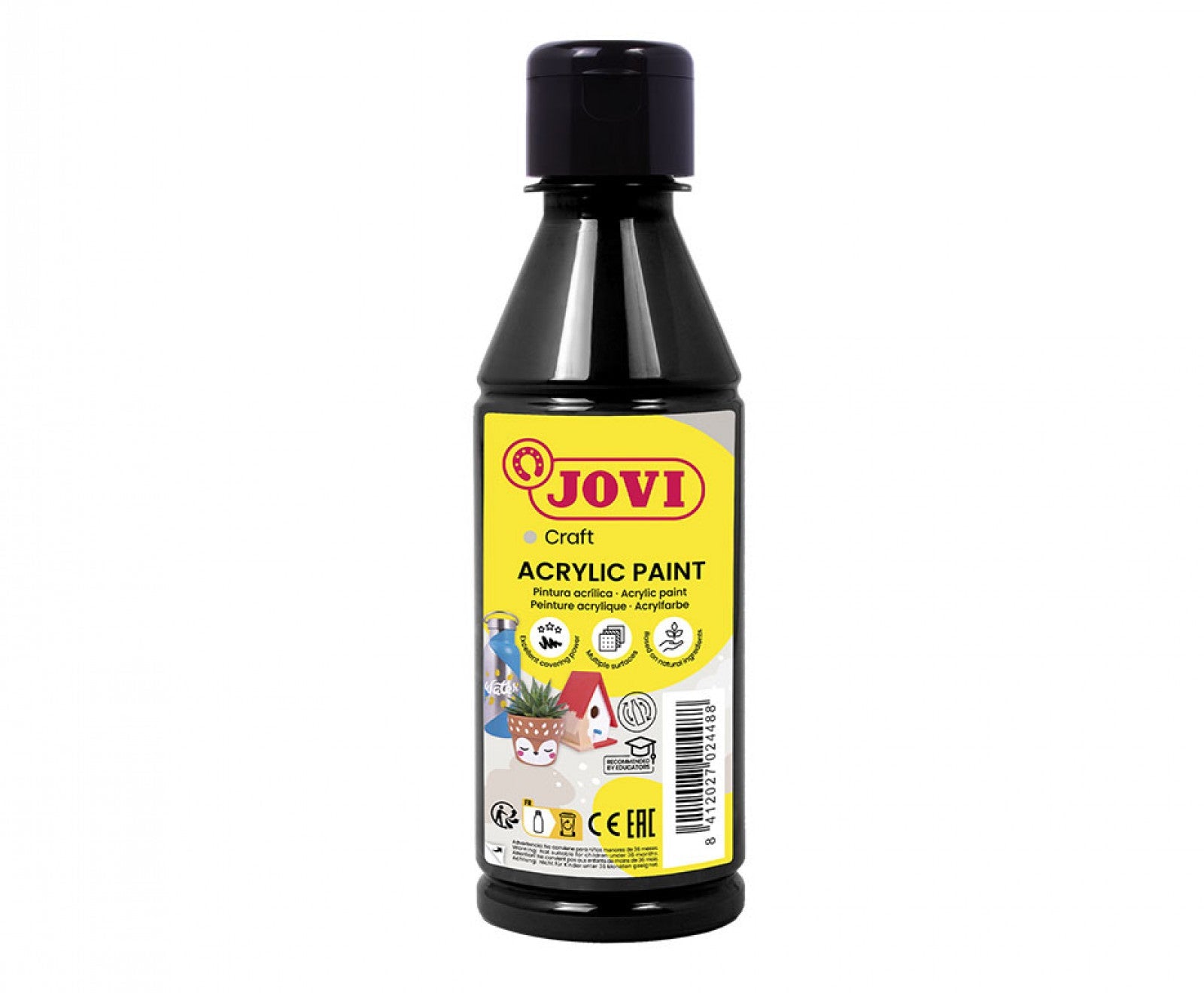 JOVI DECOR ACRYLIC BOTTLE OF 250ML BLACK
