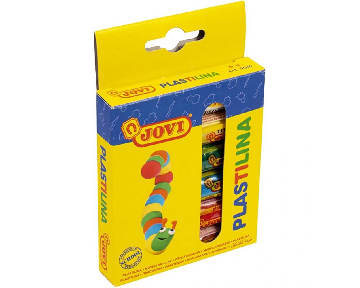 JOVI PLASTILINA MODELLING CLAY 6X15GM