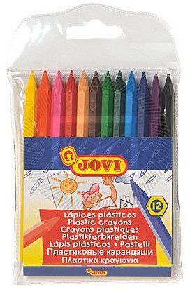 JOVI PLASTIC CRAYONS 12 COLOR 117MM