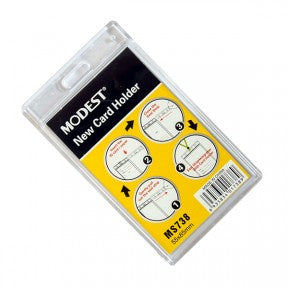 MODEST ID HOLDER CLEAR PS W*LOCK 55x85mm MS