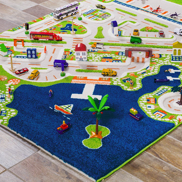 Activity 3D Play Rug - Mini City , each