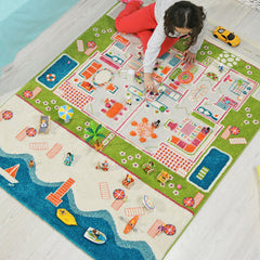 Activity 3D Play Rug - Twin Houses , each