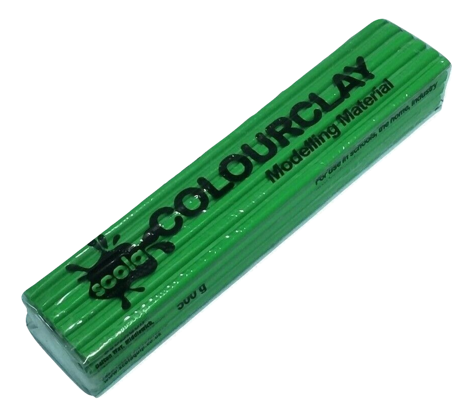 SCO COLOUR CLAY 500G DARK GREEN 1PC -Min Qty 6