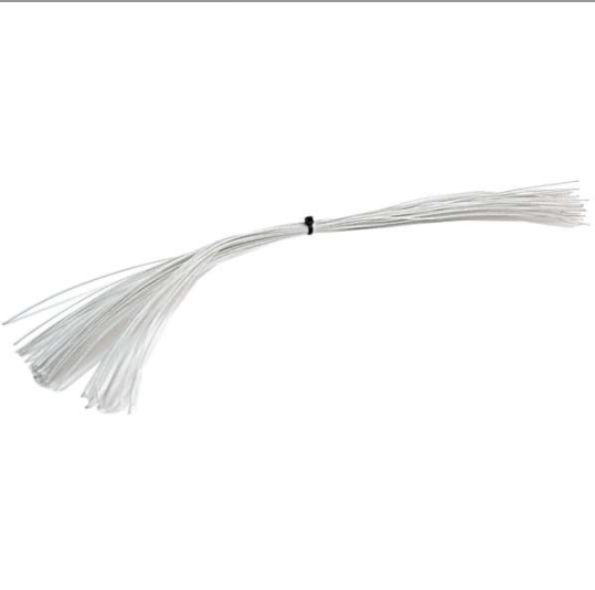 WIRE CRAFT PAPER COVERED WHITE PK60