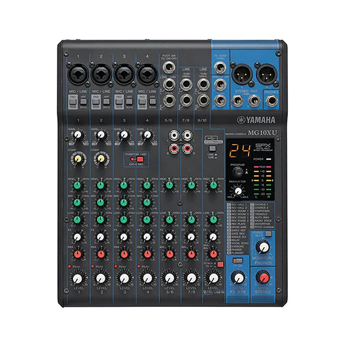 Yamaha MG Series analogue USB mixer - 10 channels