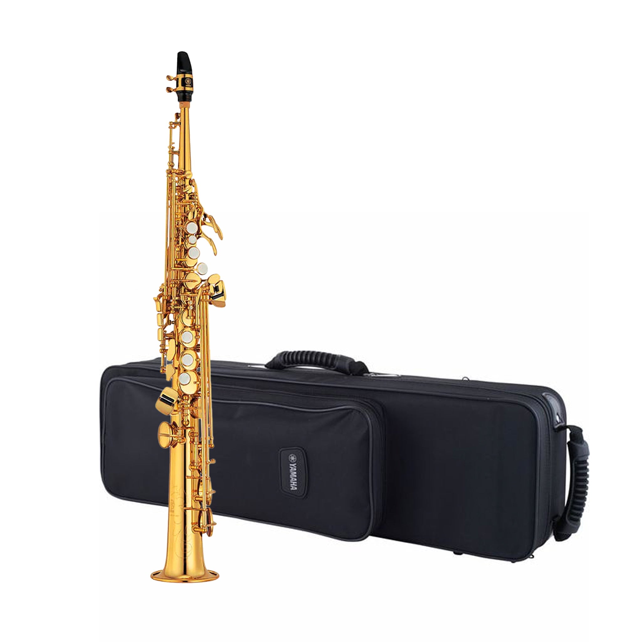 Yamaha YSS475II intermediate Bb straight soprano saxophone outfit