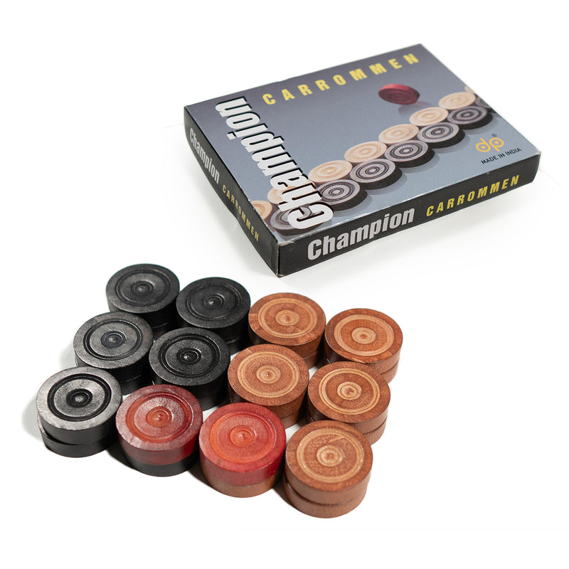 DS Carrom Coins - Champion Multicolor