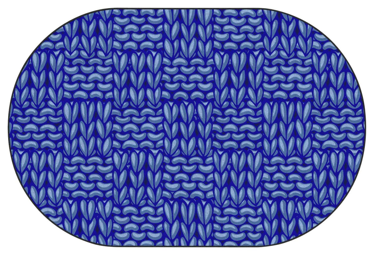 CHILDCRAFT - CARPETS - BASKETWEAVE - OVAL - 6 FT X 9 FT - SPECIFY COLOR