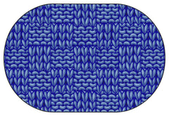 CHILDCRAFT - CARPETS - BASKETWEAVE - OVAL - 6 FT X 9 FT - SPECIFY COLOR