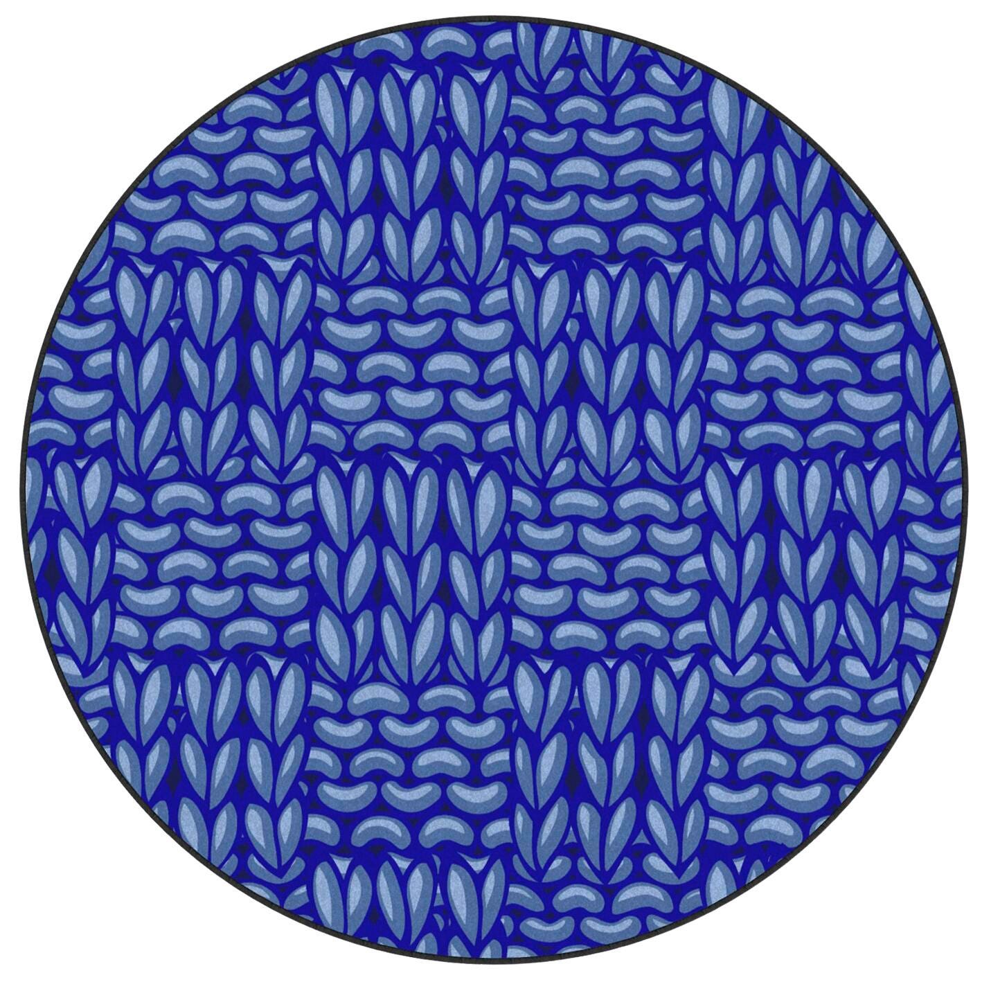 CHILDCRAFT - CARPETS - BASKETWEAVE - ROUND - 6 FT DIA - SPECIFY COLOR