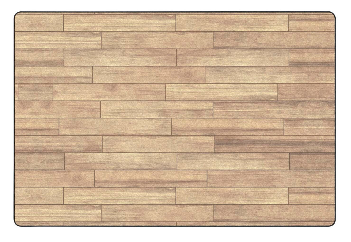 CHILDCRAFT - CARPETS - HARDWOOD FLOOR - RECTANGLE - 6 FT X 9 FT - SPECIFY COLOR