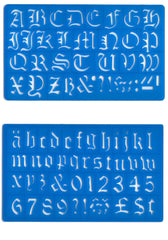 30mm Old English Stencil Set