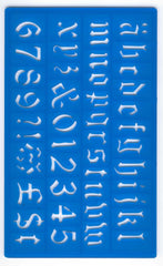 30mm Old English Stencil Set