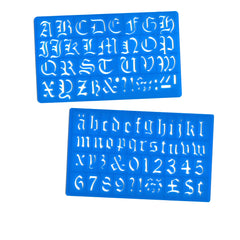 30mm Old English Stencil Set