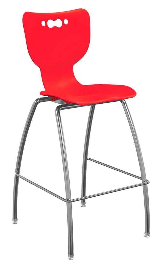 STOOL - MOORECO - HIERARCHY 4-LEG STOOL - 30 IN SEAT HEIGHT - SPECIFY SEAT COLOR