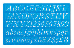 20mm Italic Lettering Stencil