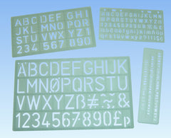 Lettering Stencils 5 - 30mm Set 4
