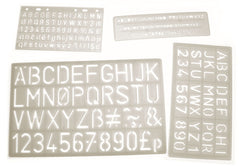 Lettering Stencils 5 - 30mm Set 4