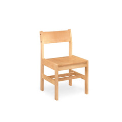 COMMUNITY - STRAIGHT BACK LIBRARY CHAIR - 15 X 15 X 25 IN - SPECIFY FINISH COLOR