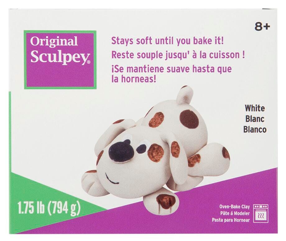 MODELING COMPOUND SCULPEY 8 LBS WHITE