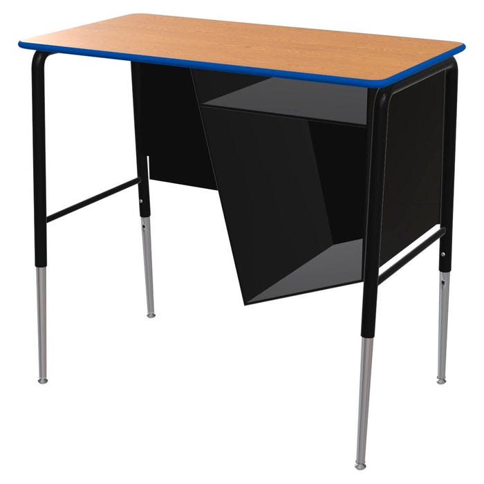 DESK - CLASSROOM SELECT - ROYAL SEATING 1800A JUNIOR EXECUTIVE DESK - LAMINATE - LEFT - SPECIFY TOP COLOR - PAINTED - SPECIFY EDGE COLOR