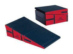 FLAGHOUSE - KIDNASTICS FOLDING INCLINE - 60 IN X 30 IN X 16 IN - SPECIFY BASE COLOR - SPECIFY ACCENT COLOR