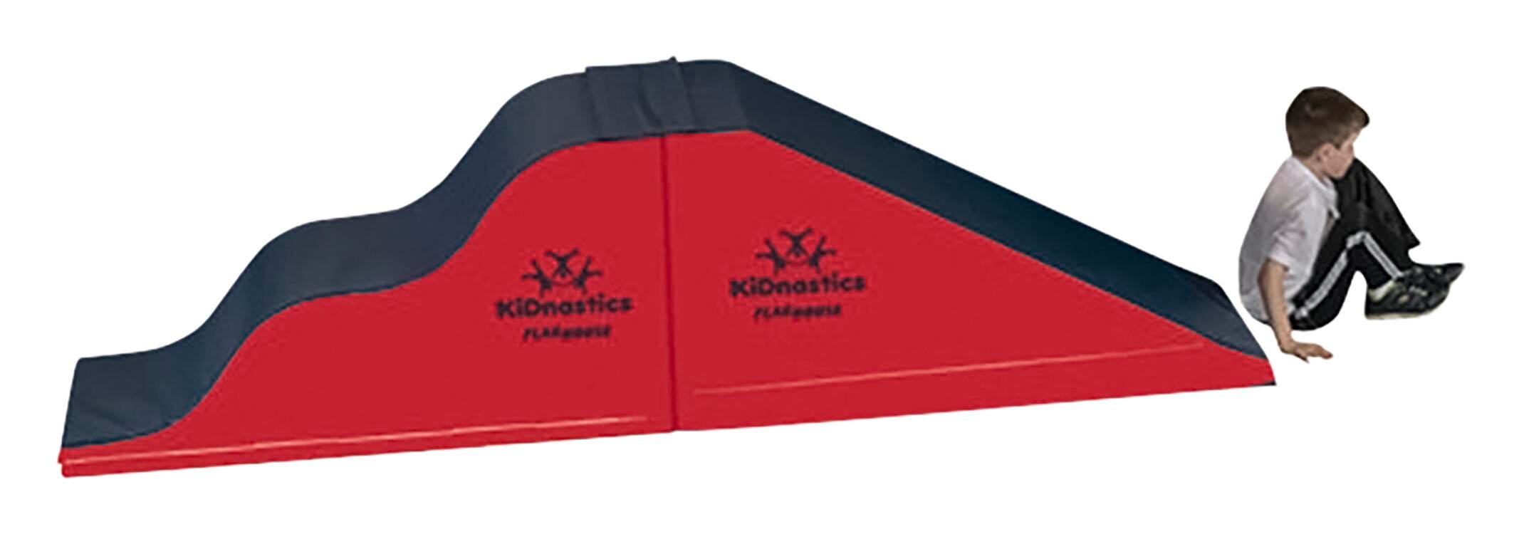 FLAGHOUSE - KIDNASTICS WAVY STEPS - 60 X 30 X 16 IN - SPECIFY BASE COLOR - SPECIFY ACCENT COLOR