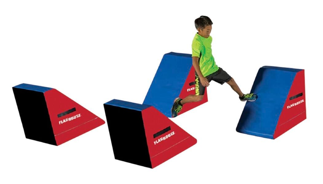 SPORTIME - WARRIOR FITNESS - ANGLED DASH - 28 X 24 X 28 IN - SPECIFY BASE COLOR - SPECIFY ACCENT COLOR