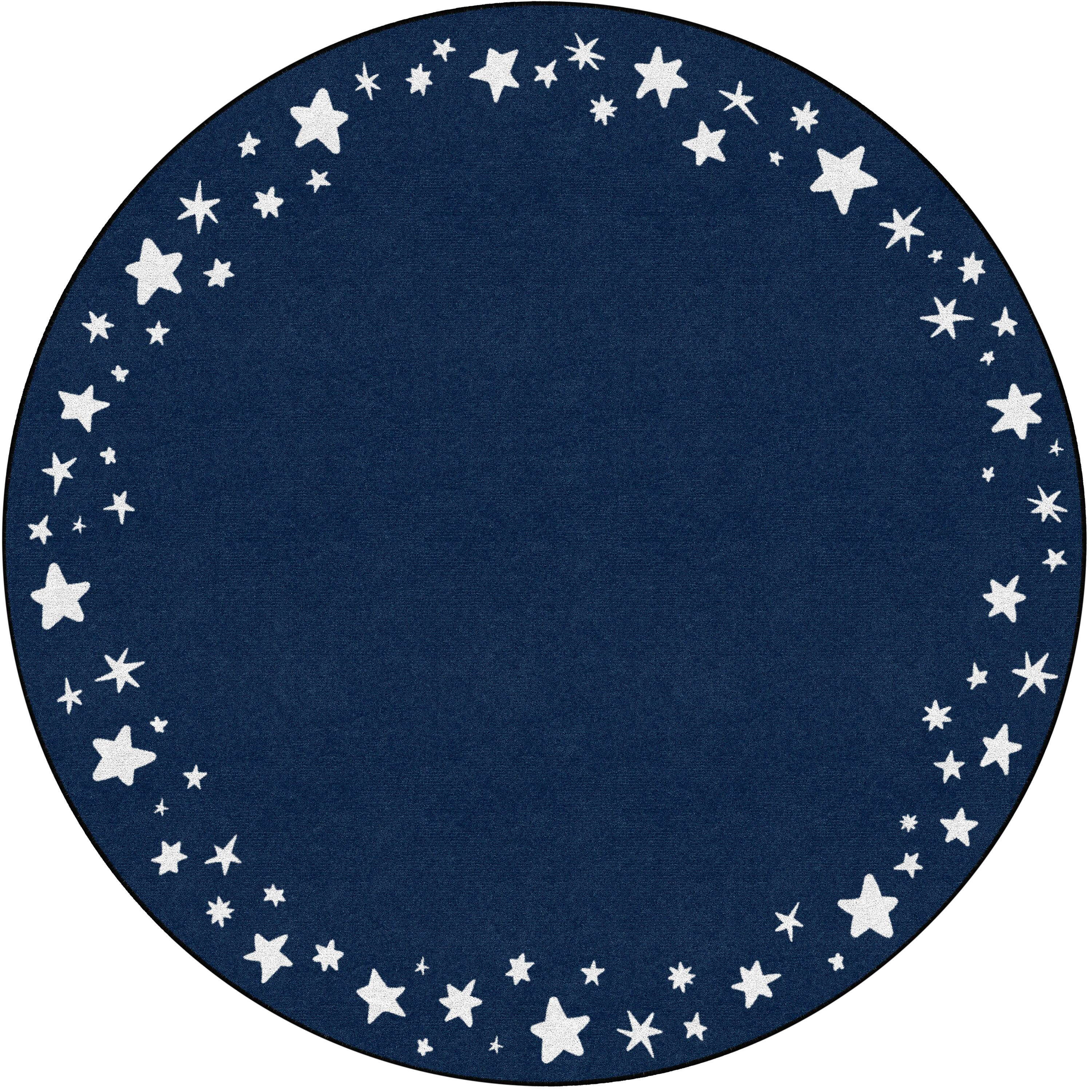 CHILDCRAFT - CARPETS - STAR BRIGHT BORDER - ROUND - 6 FT DIA - SPECIFY CARPET COLOR
