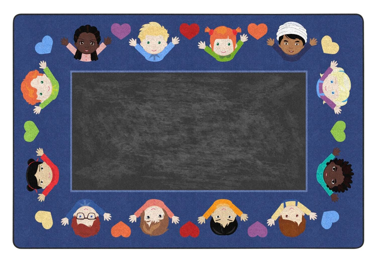 CHILDCRAFT - CARPETS - CELEBRATE FRIENDSHIP - RECTANGLE - 6 FT X 9 FT - SPECIFY CARPET COLOR