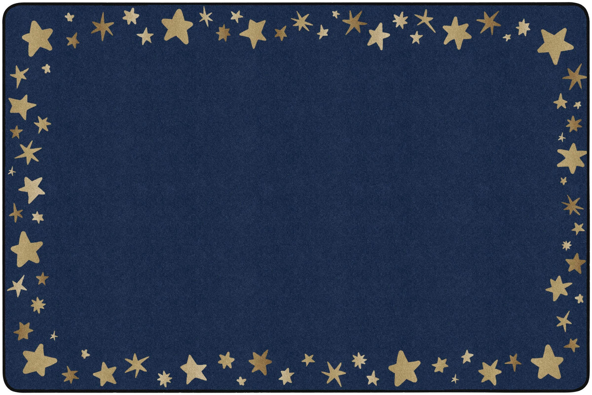 CHILDCRAFT - CARPETS - STAR BRIGHT BORDER - RECTANGLE - 6 FT X 9 FT - SPECIFY CARPET COLOR
