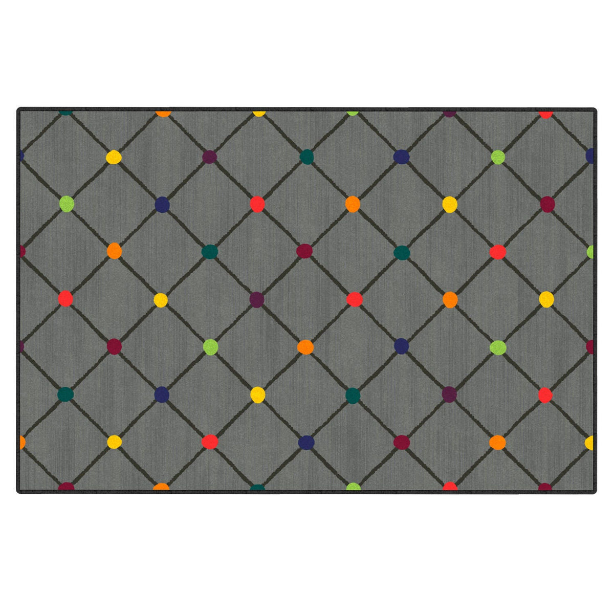 CARPET - CLASSROOM SELECT DOTS ACCENT RUG - 4 FT X 6 FT - SPECIFY CARPET COLOR