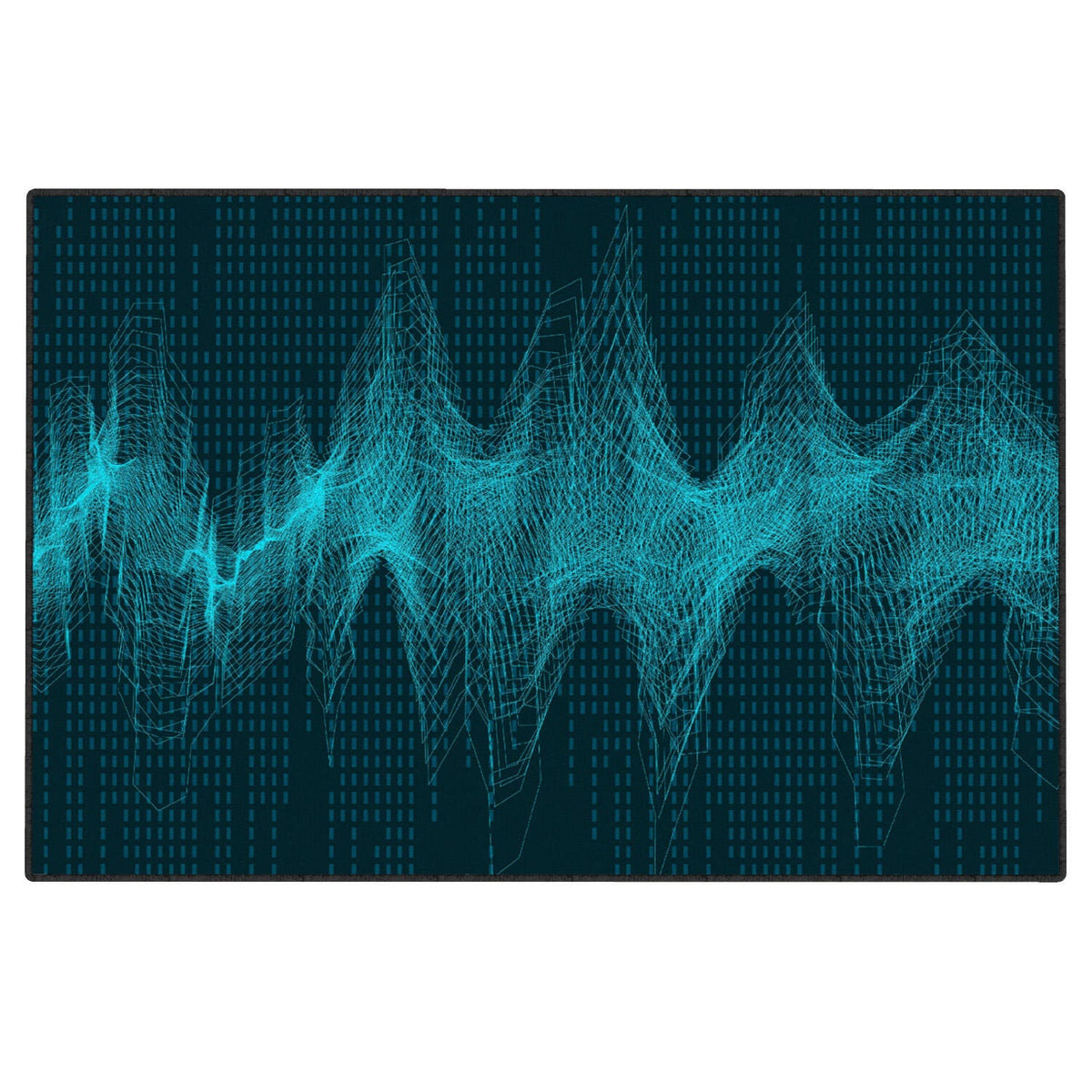 CARPET - CLASSROOM SELECT SOUND WAVE ACCENT RUG - 4 FT X 6 FT - SPECIFY COLOR - SPECIFY CARPET COLOR