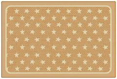 CARPETS FOR KIDS - KIDSVALUE PLUS SUPER STARS DECORATIVE - RECTANGLE - 6 FT X 9 FT - SPECIFY CARPET COLOR