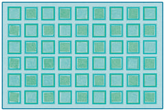 CARPETS FOR KIDS - KIDSVALUE PLUS SQUARED DECORATIVE - RECTANGLE - 6 FT X 9 FT - SPECIFY CARPET COLOR