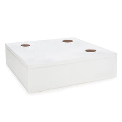 SNOEZELEN - SQUARE BUBBLE TUBE BASE - 48 W X 48 D X 15 H IN - 2 - SPECIFY HOLE SIZE - SPECIFY HOLE POSITION - SPECIFY COLOR