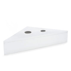 SNOEZELEN - TRIANGLE BUBBLE TUBE BASE - 48 W X 48 D X 15 H IN - 1 - SPECIFY HOLE SIZE - SPECIFY HOLE POSITION - SPECIFY COLOR