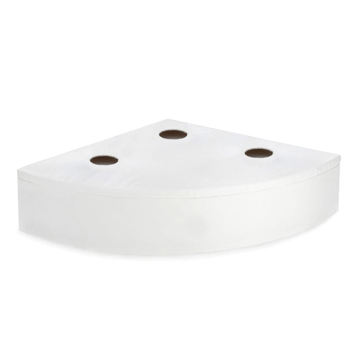 SNOEZELEN - QUADRANT BUBBLE TUBE BASE - 57 W X 57 D X 15 H IN - 2 - SPECIFY HOLE SIZE - SPECIFY HOLE POSITION - SPECIFY COLOR