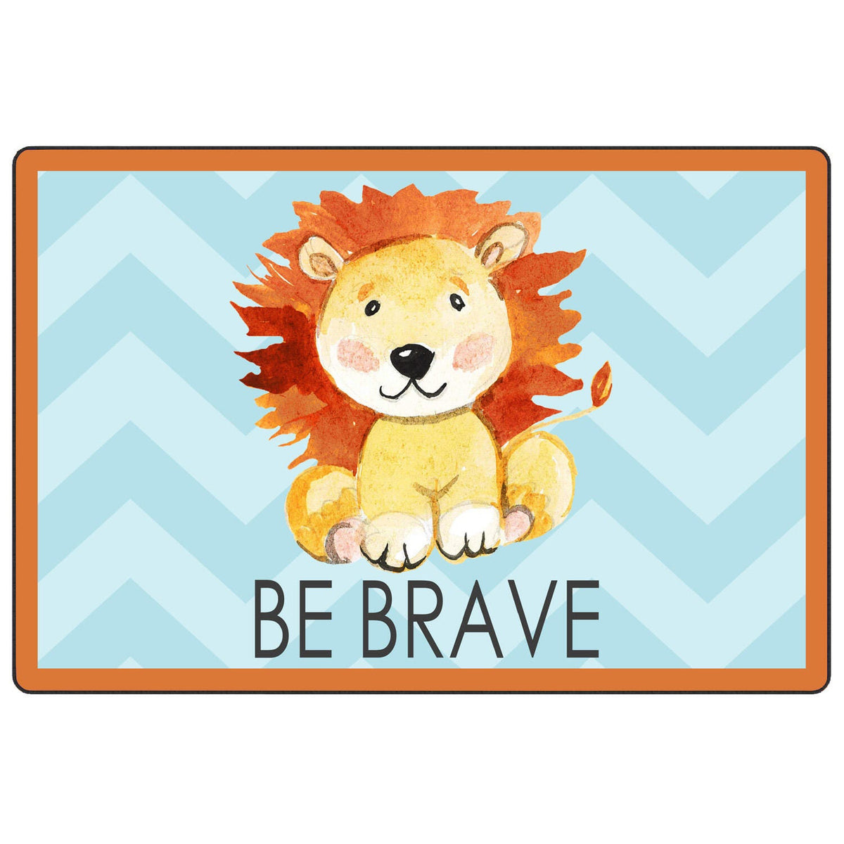 CHILDCRAFT - CARPETS - NURSERY BRAVE LION - RECTANGLE - 3 FT X 5 FT - SPECIFY CARPET COLOR
