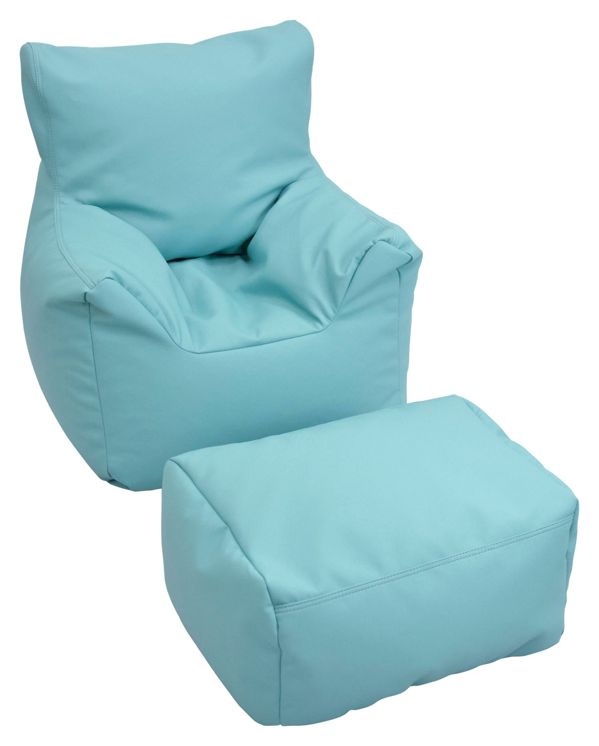 CHILDRENS FACTORY - COZY CHAIR AND OTTOMAN - SPECIFY COLOR