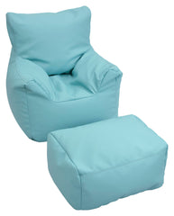 CHILDRENS FACTORY - COZY CHAIR AND OTTOMAN - SPECIFY COLOR
