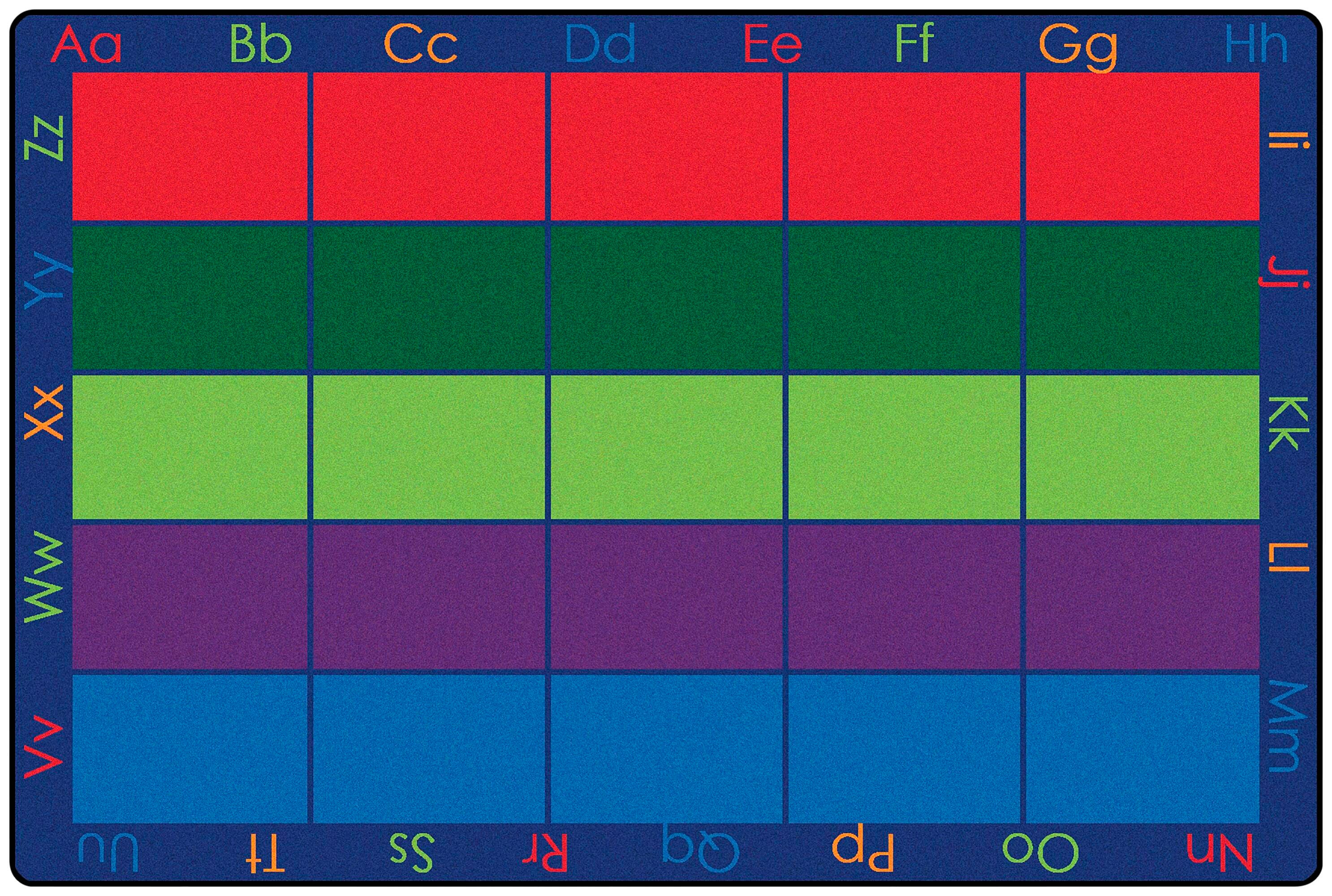 CARPETS FOR KIDS - PREMIUM COLORFUL PLACES SEATING - RECTANGLE - 6 FT X 9 FT - SPECIFY CARPET COLOR