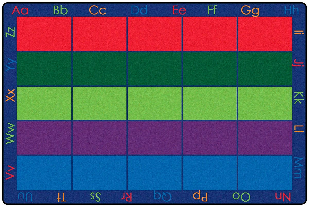 CARPETS FOR KIDS - PREMIUM COLORFUL PLACES SEATING - RECTANGLE - 6 FT X 9 FT - SPECIFY CARPET COLOR