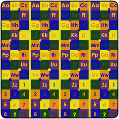 FLAGSHIP CARPETS - ABC123S - SQUARE - 6 FT X 6 FT - SPECIFY CARPET COLOR